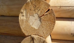 Трещины в бревне – несколько советов по их уменьшению