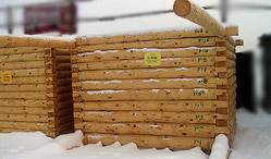 Сруб для бани 3x3